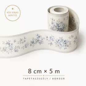 Kis kék virágos bordűr  5m