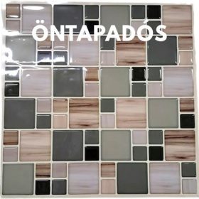   Zselés 3D öntapadós csempematrica  (4 db / csomag , Méret: 25,4 x 25,4 cm)
