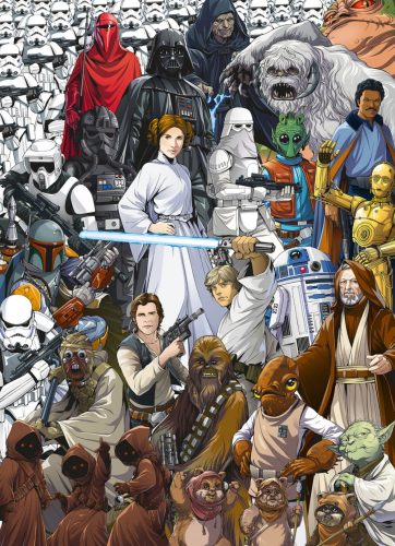 Star Wars Classic Cartoon Collage- Star Wars Klasszik képregény poszter 4-4111