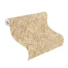 Unsere halszálka mintás drapp/barna tapéta 410334