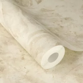 Unsere drapp-bézsbarna nagy levélmotívumos tapéta 416145