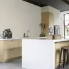 Liverna geometriai mintát ábrázoló bézs színű grafikus tapéta 417210AH