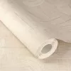 Unsere fehér/ezüst íves ecsetvonás mintás  tapéta 429046