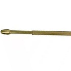 Egyszerű lapos vitrázsrúd 11mm réz színben