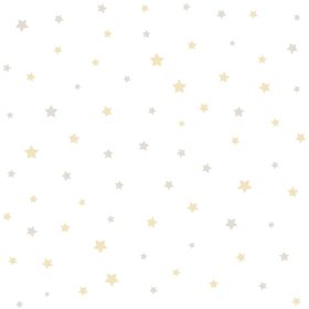 Sárga csillagos tapéta 457-3