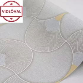   Evora szürkésbarna csillámló art deco mintás tapéta 459317