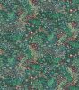 Fekete-zöld apró növényes tapéta 460834 