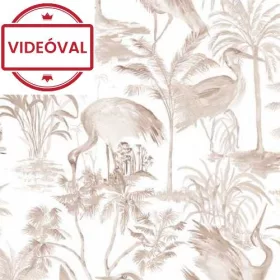 Eden fehér alapon barna gém mintás tapéta 47403