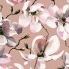 Eden barack alapon színes festet hatású virágos tapéta 47465