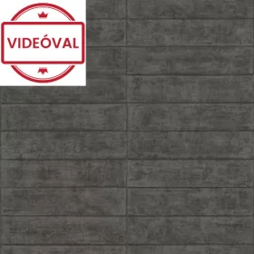 Factory V. antracit klinkertégla mintás tapéta 499643