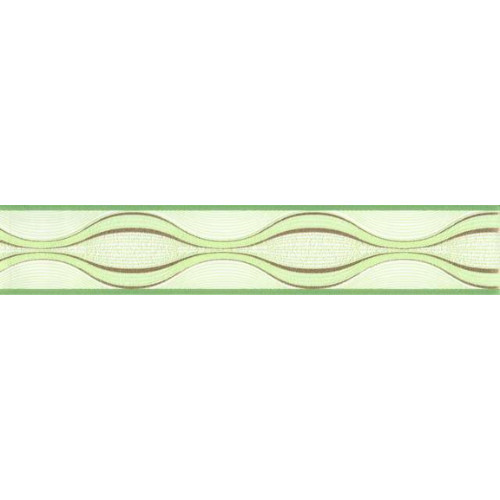 Zöld fehér hullámos bordűr 508-22 kifutó