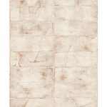 Törtfehér-terrakotta tégla mintás tapéta 520149