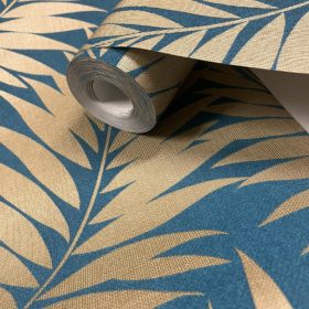   Follow your dreams türkiz alapon arany leveles tapéta 527599