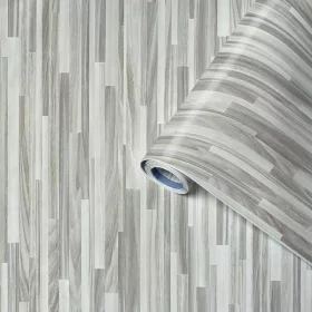   GEKKOFIX / VENILIA PERFECT FIX PARQUET GREY szürke parketta hatású öntapadós fólia 45 cm