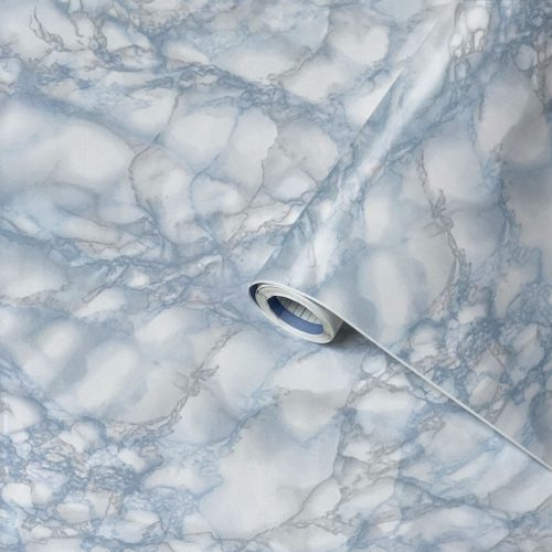 Gekkofix/Venilia Marble blue kék márvány  mintás öntapadós fólia 53359 45cm
