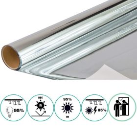   Belátást csökkentő, öntapadós, tükrös hővédő fólia 53436