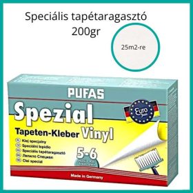   Pufas spezial tapéta ragasztó papír-vinyl tapétához kis doboz, zöldeskék doboz