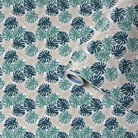   Gekkofix/Venilia Deco Premium Tropical monstrea leveles öntapadós fólia 54782 45cm