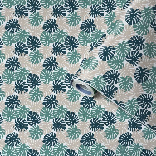 Gekkofix/Venilia Deco Premium Tropical monstrea leveles öntapadós fólia 54782 45cm