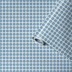   Gekkofix/Venilia Deco Premium Awale blue kék kör mintás öntapadós fólia 54785 45cm