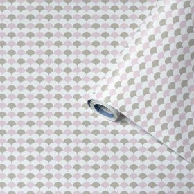   Gekkofix/Venilia Deco Premium Flakes pikkely mintás öntapadós fólia 54788 45cm