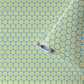   Gekkofix/Venilia Deco Premium Charleston retro mintás öntapadós fólia 54920 45cm