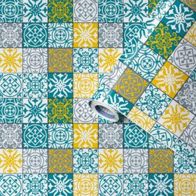   Gekkofix/Venilia Deco Premium Cement tiles cementlap mintás öntapadós fólia 54933 45cm