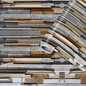   Gekkofix/Venilia Deco Premium Blue lines öntapadós fólia 54944 90cm