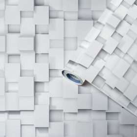   Gekkofix/Venilia Deco Premium Puzzle 3D geometria mintás öntapadós fólia 54947 90 cm