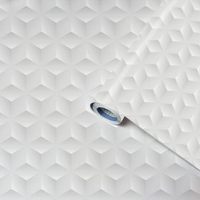   Gekkofix/Venilia Deco Premium Cubic 3D geometria mintás öntapadós fólia 54948 90cm