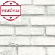 Gekkofix/Venilia BRICK WHITE 55679 szürkésfehér tégla mintás öntapadós fólia 90cm