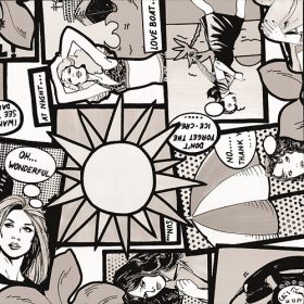   Gekkofix/Venilia COMIC 55794 képregényes öntapadós fólia 45cm