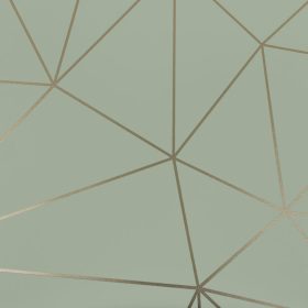   Gekkofix/Venilia Deco Premium Polygon Gold grafikus mintás öntapadós fólia 56133 45cm