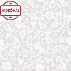   Gekkofix/Venilia Anna white fehér csipke mintás öntapadós üvegfólia 56256