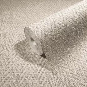   Loft Superior drapp-barna rattan-szövött mintás tapéta 59301