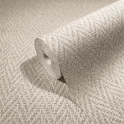 Loft Superior barna rattan-szövött mintás tapéta 59305