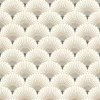 Törtfehér-ezüst-fekete art deco mintás tapéta 637649 