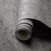 Divino antracit szürke karcos beton mintás luxus lábazati tapéta 65302