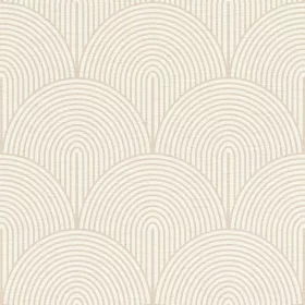 Fehér-szürkésbarna art deco mintás tapéta 689716