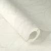 My moments fehér alapon szürkésbarna/bész/szürke/fényes fehér levél mintás tapéta 700763