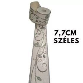 Szürke virágos tapétaszegély 707-21