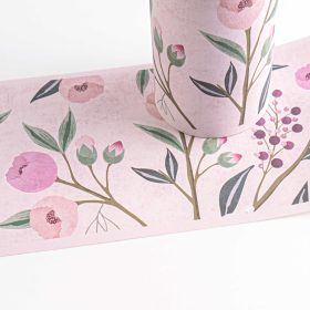 Lilly & Luis rózsaszín virágos bordűr 77137-1