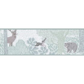 Lilly & Luis erdei állatos bordűr 77175-1