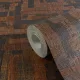 Black, elegáns absztrakt textil mintás bronz és csokibarna design tapéta  78204-6
