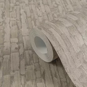    Texture Art absztrakt fa-funérhatású középszürke-ezüst tapéta 78666-3