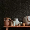 Black fekete alapon, modern arany mintás tapéta  78666-7