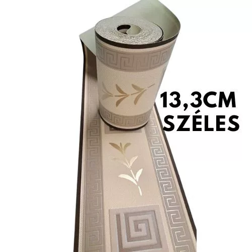 Barna görög mintás bordűr 787-28