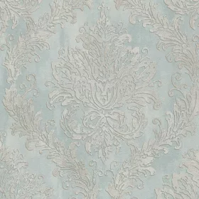   A.S. Création History of Art 2 79049-3 zöld-ezüst barokk mintás elegáns vlies tapéta