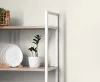Attractive minimál stílusú egyszínű törtfehér tapéta 79193-4
