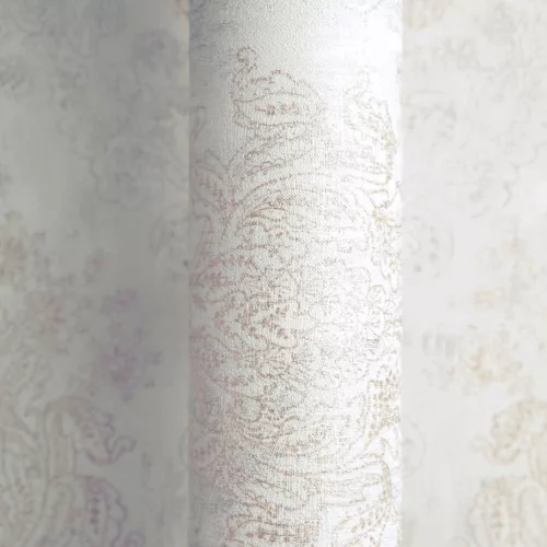 Modern klasszikus ornamentika, fehér-arany, fémes hatású, textilmintás vlies tapéta  79228-5  TheTrendSpectrum tapéta kollekció
